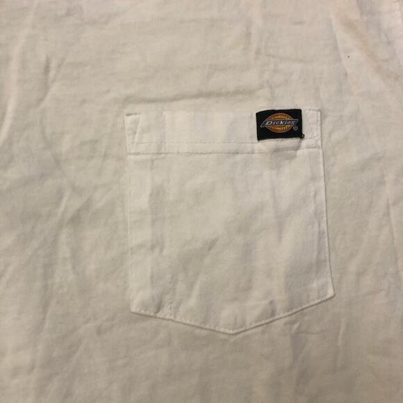 Clean White Dickies Pocket Tee (XL) - Picture 2 of 5